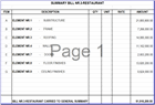 Bill of Quantities (BOQ)